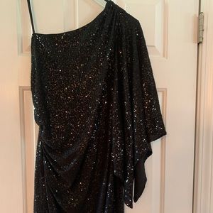 Hailey Adrinna Papell, special occasion sequined gown, great condition, Size 6